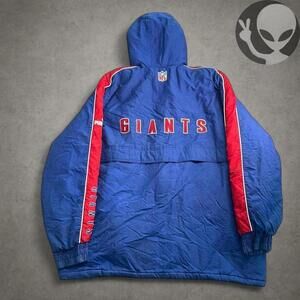 New York Giants NFL Starter Puffer Jacket Fullzip adult 2XL Quilted Vintage 90s